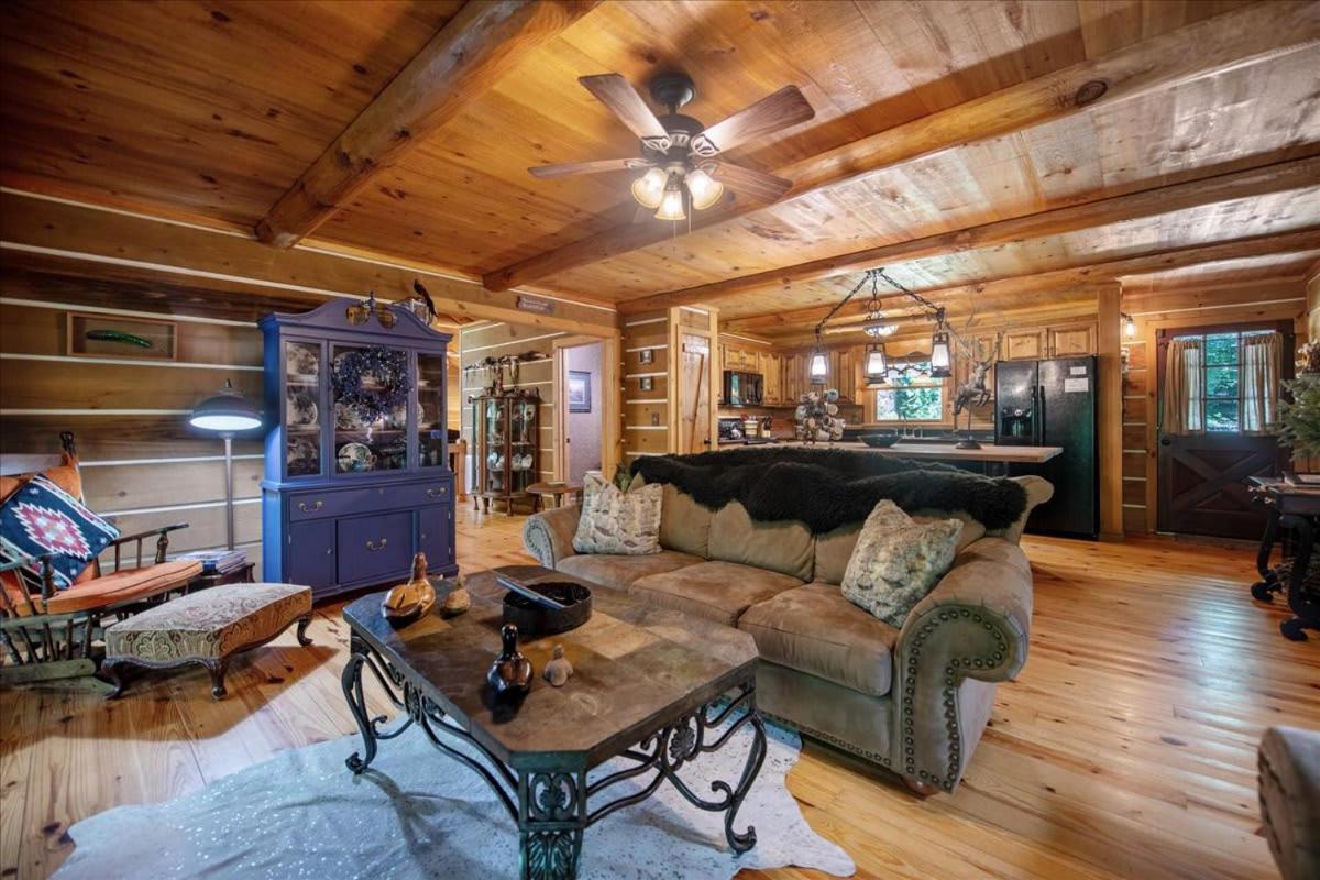 Waterfront Mountain Cabin With Hot Tub Villa Blue Ridge Exterior photo