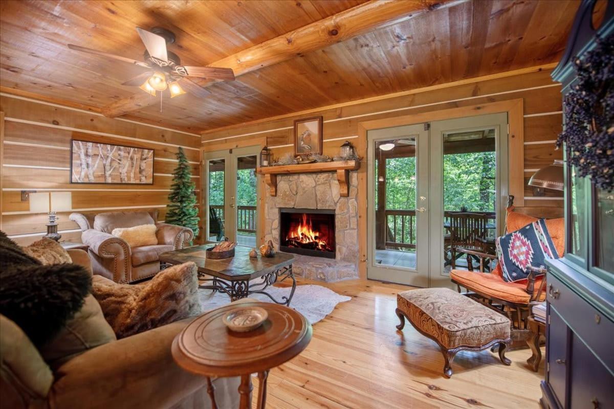 Waterfront Mountain Cabin With Hot Tub Villa Blue Ridge Exterior photo