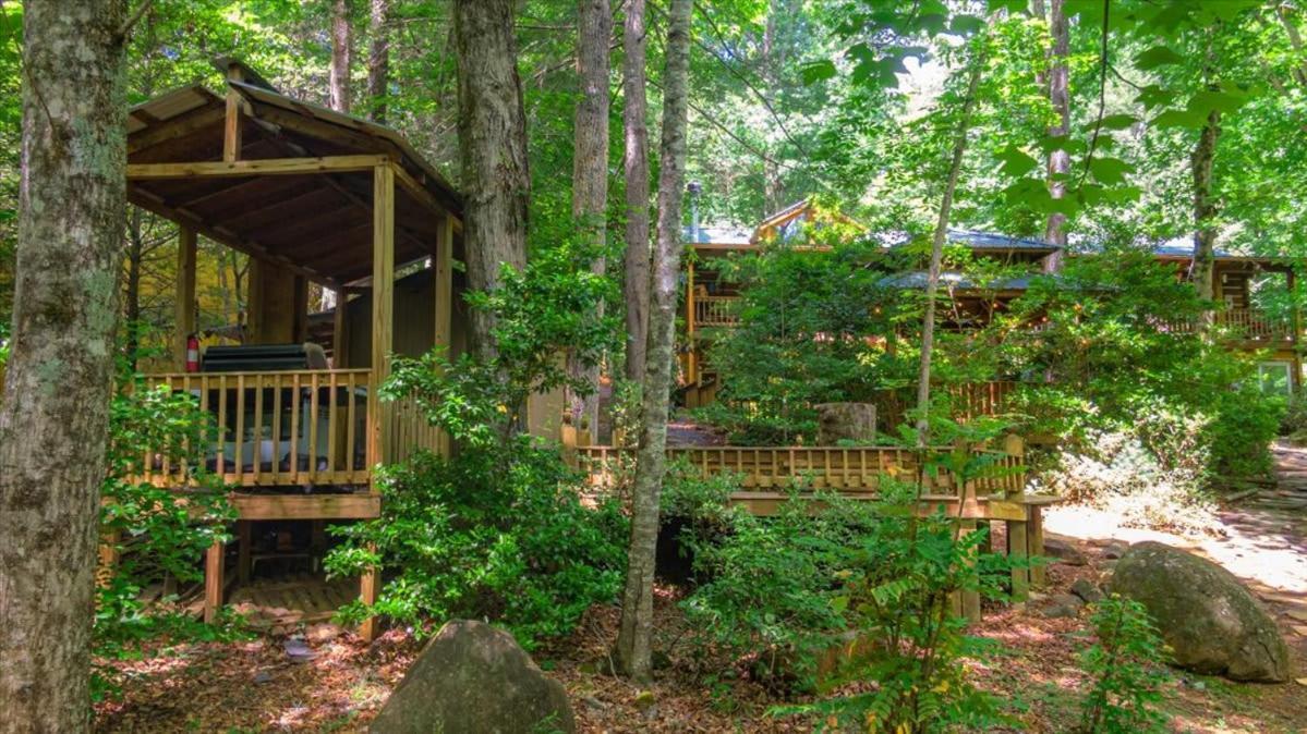 Waterfront Mountain Cabin With Hot Tub Villa Blue Ridge Exterior photo