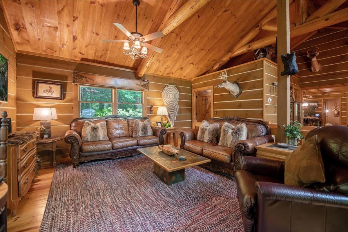 Waterfront Mountain Cabin With Hot Tub Villa Blue Ridge Exterior photo