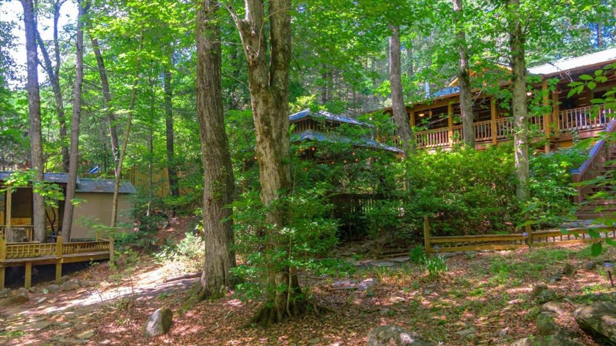 Waterfront Mountain Cabin With Hot Tub Villa Blue Ridge Exterior photo